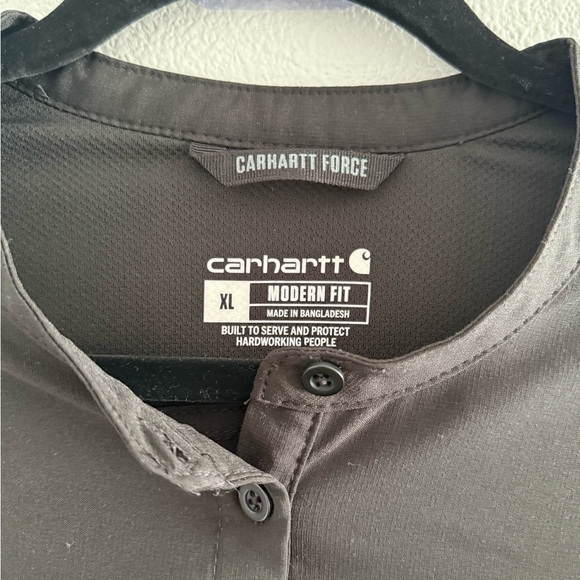 Carhartt women’s Black Short Sleeve scrub Shirt size XL - Picture 3 of 8